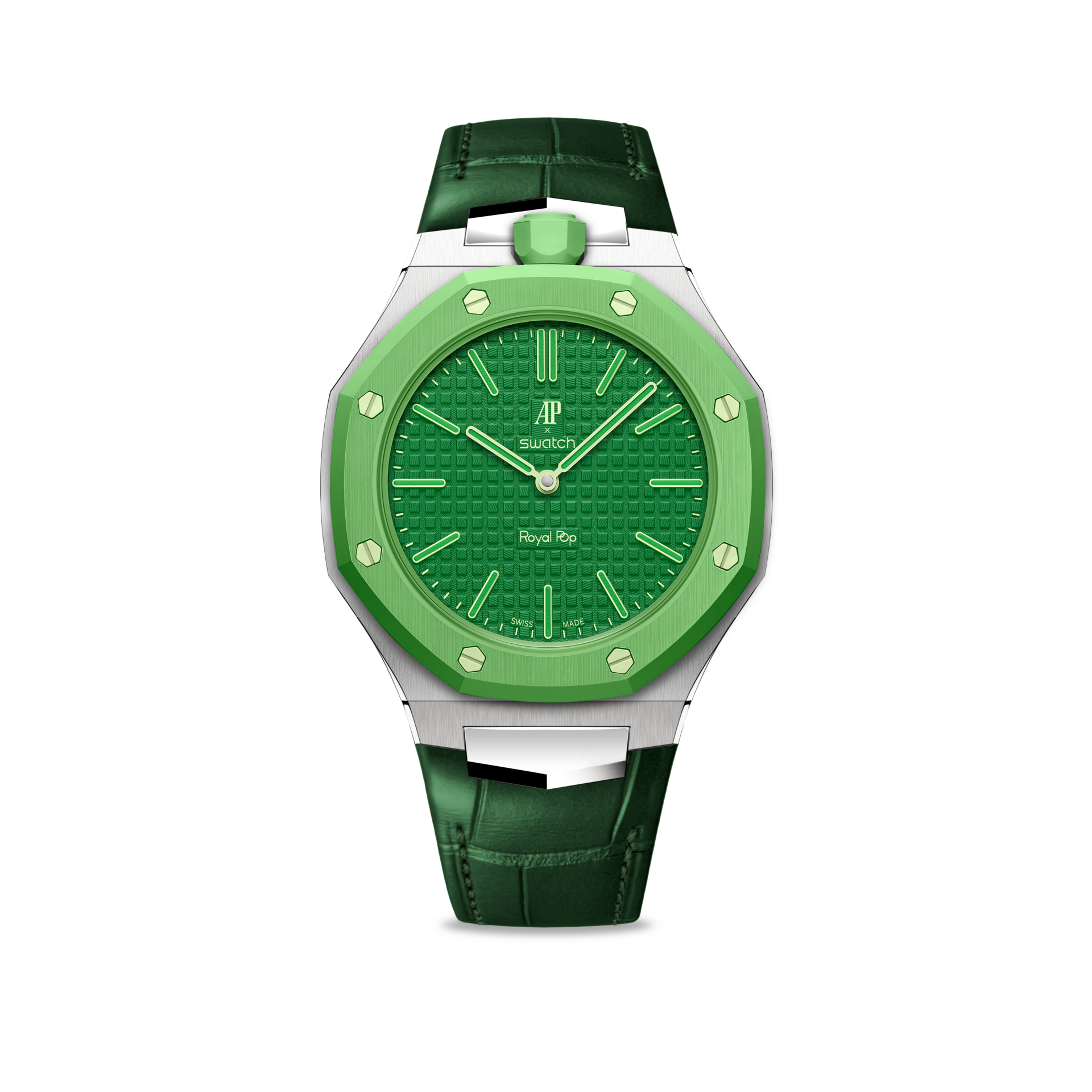 Pop Case - Royal Alligator - Green